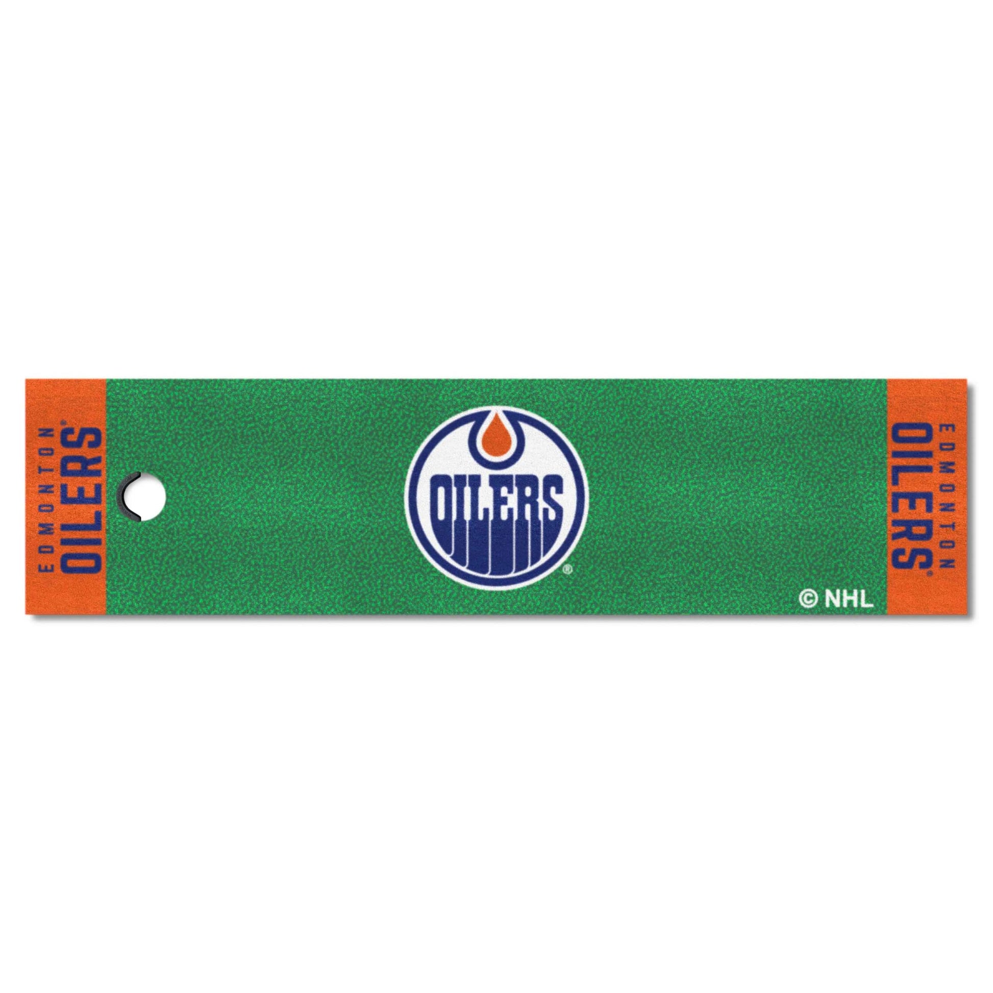 FANMATS 10390 Edmonton Oilers Putting Green Mat - 1.5ft. x 6ft.