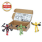 Zing Klikbot Galaxy Pack  Set of 3 Poseable Action Figures with   Includes 1 Hero (Ice)  1 Villain (Maze) and 1 Guardian (Scorpion)  Stop Motion Animation Figure  Great for Kids Ages 6 and Up