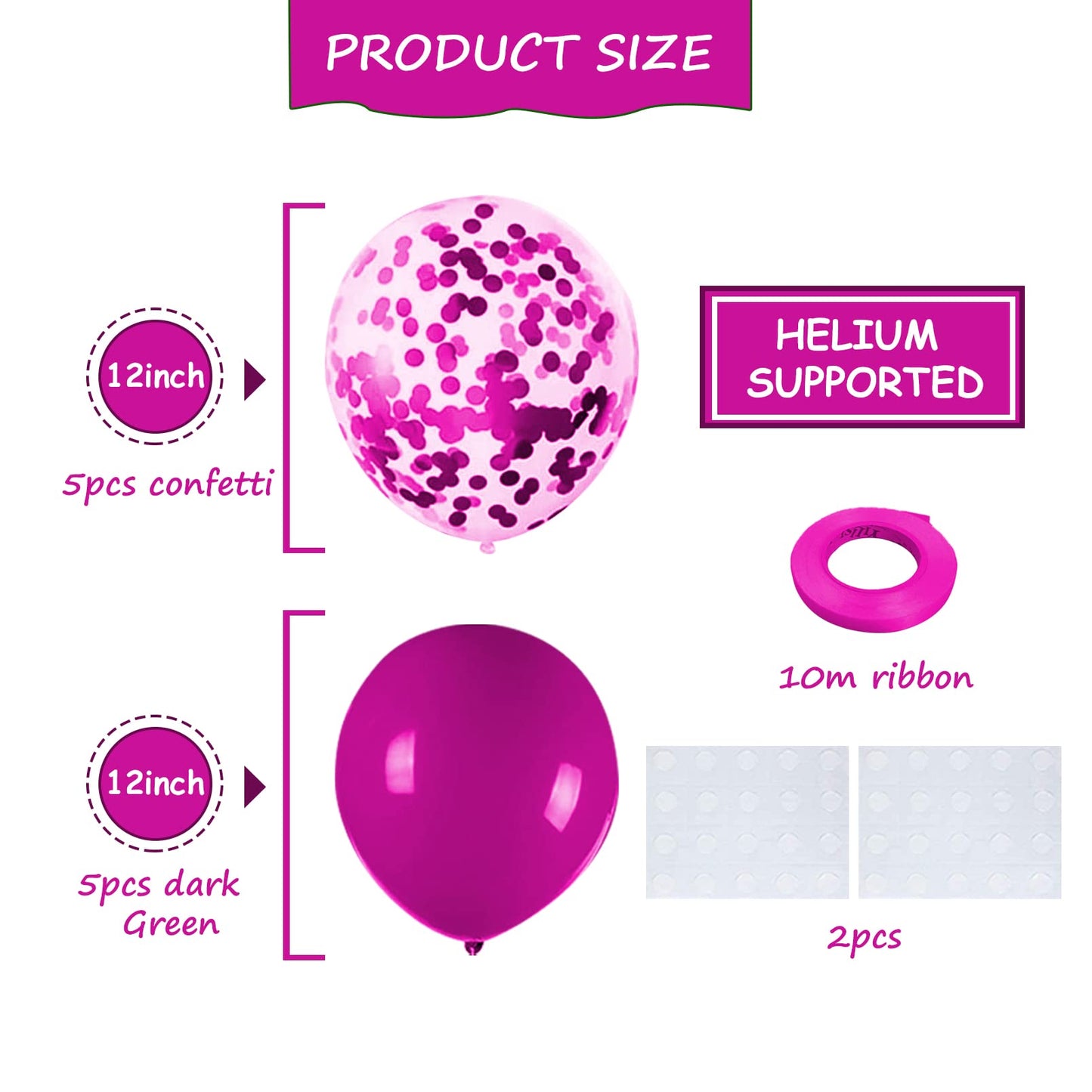 Large - One Balloon For First Birthday, 40 Inch Number 1 Balloon, 1St Birthday Balloons, Confetti Balloons, 1 Balloon 1St Birthday Decorations For Boys, 1 Year Old Balloon (Rose Red)