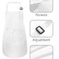 Iagbibui Kids Apron And Chef Hat Set, 24 Pieces Boys Girls Kids Apron With 2 Pockets Adjustable For Cooking Classroom Baking Pai