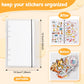 Reusable Sticker Book 100 Sheets Sticker Collecting Album Sticker Collection Accessories Activity Sticker Album For Collecting S