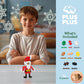 Plus Plus 3D Puzzle Building Block Set, 70 Mini Interlocking Pieces, Fun Holiday Activities For Kids - Santa Claus Mini Maker Tube