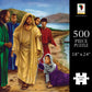 African American Expressions 500-Piece Hem of His Garment Puzzle, Beige Cardboard, Inspiring Christian Artwork for Adults