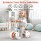 Allobebe Baby Balance Bike For 1 Year Old, Toddler Balance Bike, No Pedal Infant 4 Wheels Baby Walker First Birthday Gift, Mini