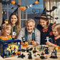 Halloween Party Favors Toys For Kids, Halloween 12 Pieces Building Blocks Toy Gift With Ghost Witch Cat Pumpkin Haunted Mini Cut