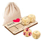 4PCS Date Night Funny Dice, Love Decision Dice, Body Touch Dice, Time Decision Making Dice for Couples, Wooden Dice Set Gifts fo