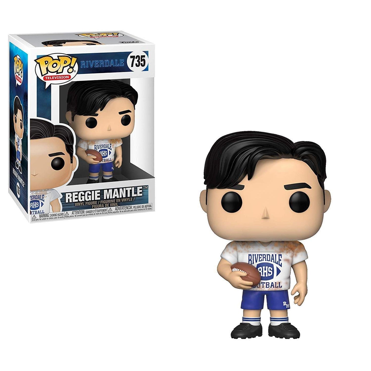 Funko Pop Television: Riverdale - Reggie In Football Uniform Collectible Figure, Multicolor