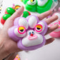 4 Pcs Taba Squishy Paw,Cute fufu Cat Stress Relief Fidget Toys for Adults, Party Favor Gift (4PCS Rabbit Teeth)