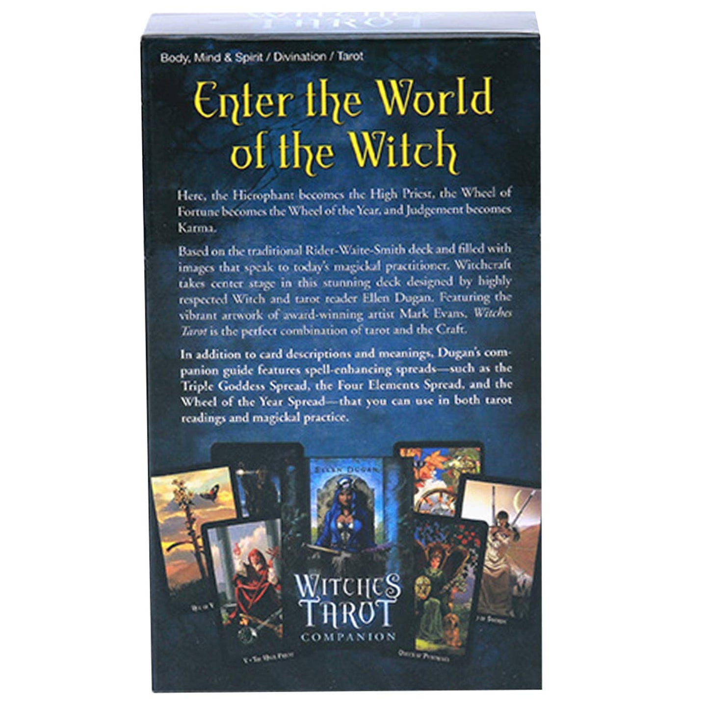 Jamron 78Pcs/Set Tarot Cards Deck Board Future Telling Divination Game English Edition Witches SN07408