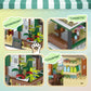 XIU City Cafe Building Block Toys (1025pcs) Mini Brick Street View Building Block Set  MOC Coffee Shop Streetscape Block Kit for mature-themeds  Creative Gifts idea for mature-themed Kids Age 8 10 12 14+