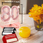 Happy 80Th Birthday Rose Gold Table Honeycomb Centerpieces Balloons Theme Decor Table Decorations Table Toppers For Girls Women Sweet Princess 80 Years Old Pink Birthday Party Bday Supplies Ornament
