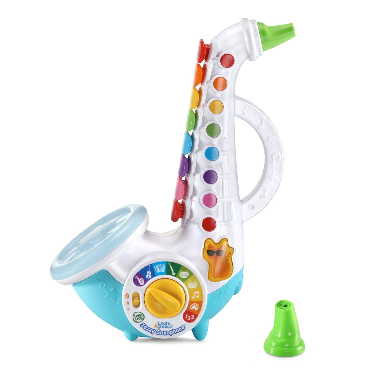 LeapFrog Learn and Groove Jazzy Saxophone Musical Toy for Toddlers - Multicolor Fun Instrument for Early Learning and Play