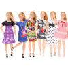 Miunana Bigger Girl Doll Clothes For 11.5 Inch Plus Size Girl Dolls Including 5 Sets Summer Fashion Dresses Tops Pants Outfit