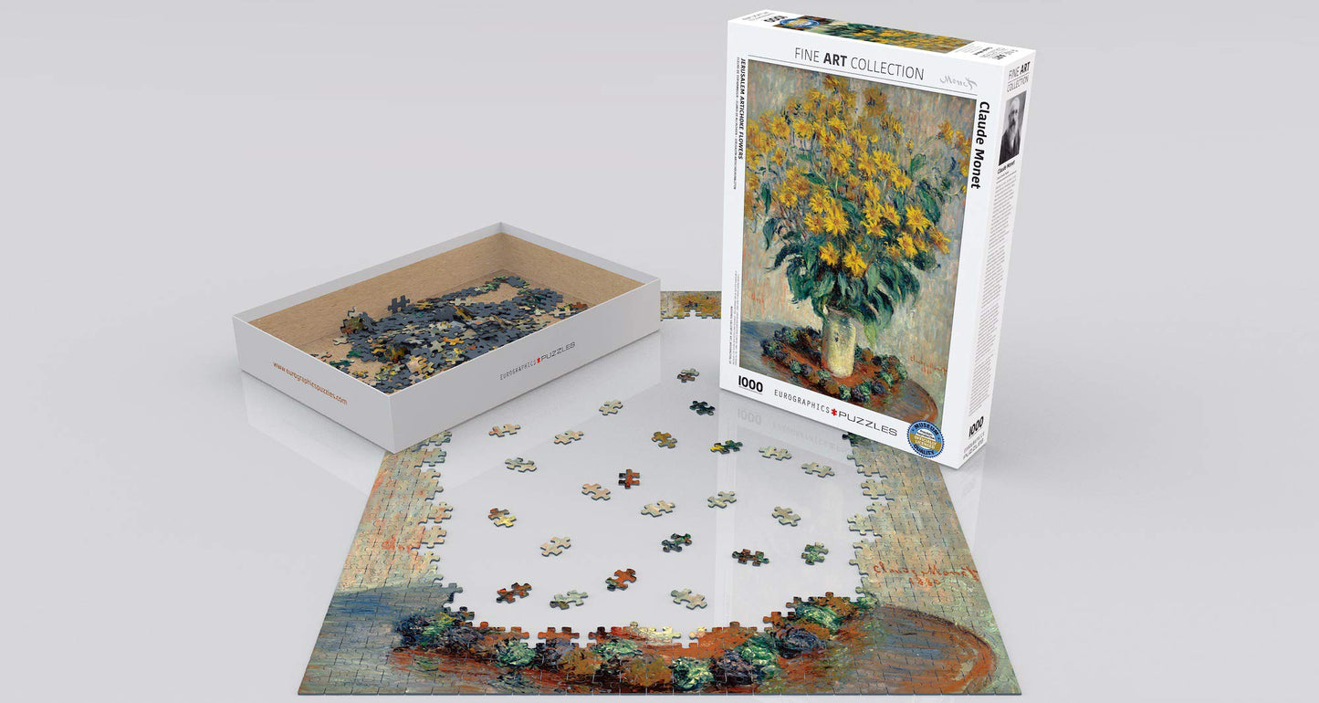 Eurographics Jerusalem Artichoke By Claude Monet 1000 Piece Puzzle