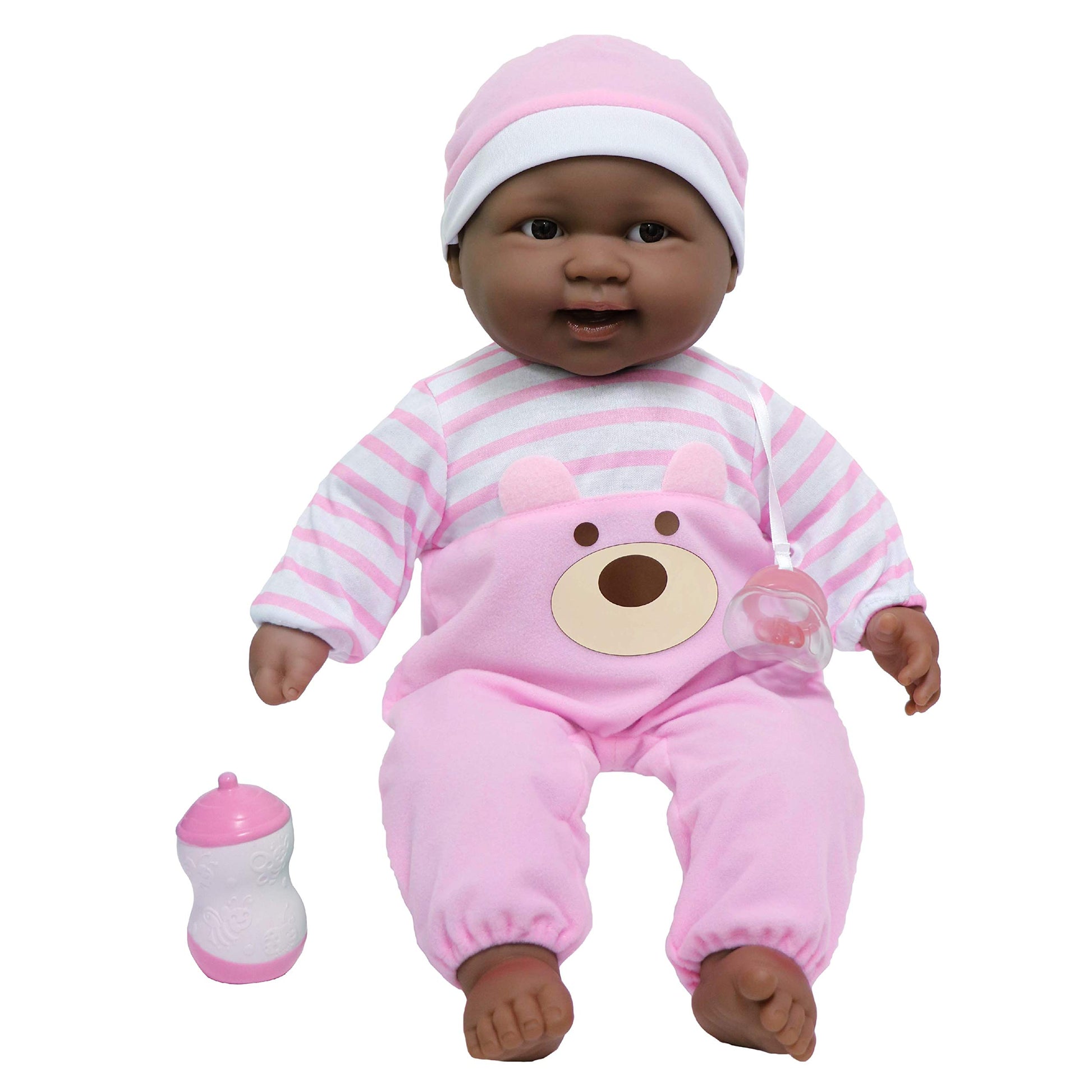 JC Toys Lots to Cuddle Babies African American 20-Inch Purple Soft Body Baby Doll and Accessories Designed by Berenguer