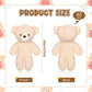 Hydren 40 Pcs Mini Bear Toy 4.7 Inch Stuffed Tiny Bear Valentine'S Party Gift Soft Keychain Mini Stuffed Animal Small Plush Join