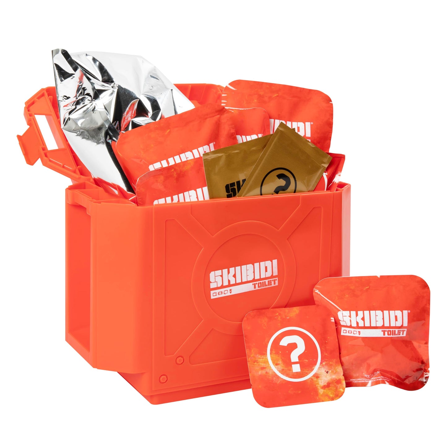 SKIBIDI TOILET Giant Mystery Loot Box - 20 Surprises, Large, Multicolored, Model 1392, Officially Licensed Merchandise