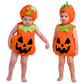Spooktacular Creations Halloween Baby Pumpkin Costume, Cute Pumpkin Outfit With Hood For Toddler, Infants, Orange Sleeveless Halloween Costume For Dress Up Parties
