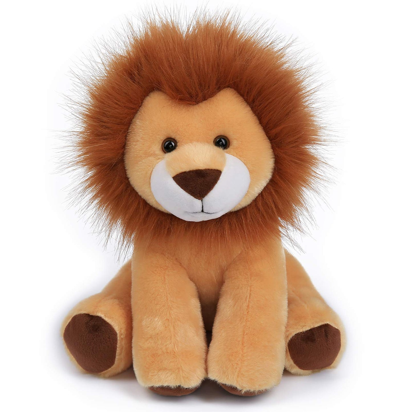 Apricot Lamb Plush Brown Lion Stuffed Animal - Soft Cuddly 9" Polyester Toy for Kids