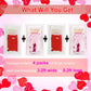 EUFARS Valentines Day Party Decorations - 4 Pack of 3.2x8.2ft Red Pink Foil Fringe Curtains Streamers Backdrop for Birthday Gale