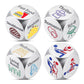 4PCS Date Night Dice for Couples 11th 25th Anniversary Steel Gifts for Couple Games for Date Night Boo Basket Stuffers Christmas