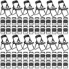 Gadpiparty 48 Pieces Mini Chair 1/6 Scale Folding Chairs Mini House Decor Plastic Miniature Simulation Chair Dollhouse Furniture