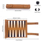Roll-Up Portable Suede Backgammon Game Set, Foldable Travel Backgammon Games, Portable Lightweight Backgammon Game For Rv Travel