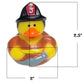 Cool Firefighter Rubber Ducks (2') Standard Size. (12 Pack) Cute Duck Bath Tub Pool Toys. (Firefighter Rubber Ducks)