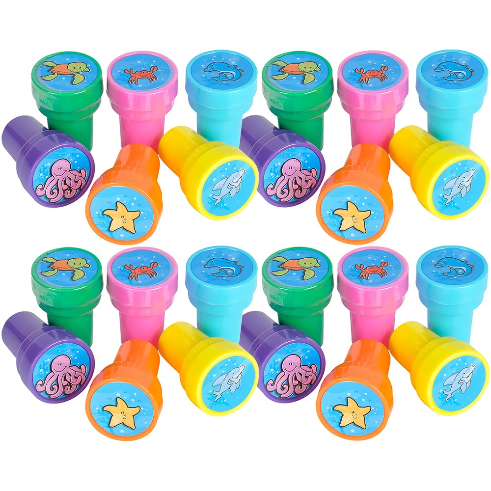 Rhode Island Novelty 1.38 SEA LIFE STAMPERS