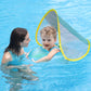 Free Swimming Baby Inflatable Baby Swim Float with Sun Canopy Size Improved Infant Pool Floaties Swimming Pool Toys for The Age of 3-36 Months(Blue  Small)