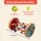 B. toys Loopty Lo Wooden Rolling Toy - Bead Maze for Babies & Toddlers, 47 Beads, Multicolor, Medium, Model BX1155Z