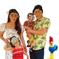 NF 11pcs Tropical Party Felt Mask, Hawaiian Theme Party Supplies, Boy and Girl Birthday Party Dress Up Blindfold