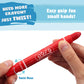 DOODLE HOG Washable Crayons, 36 Colors, Non-Toxic Plastic, 3-in-1 for Kids Ages 4-8