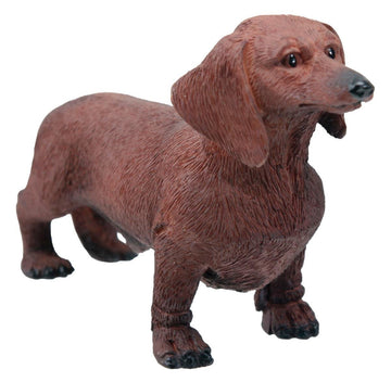 Ytc Chocolate Dachshund Dog - Collectible Figurine Statue Figure Puppy