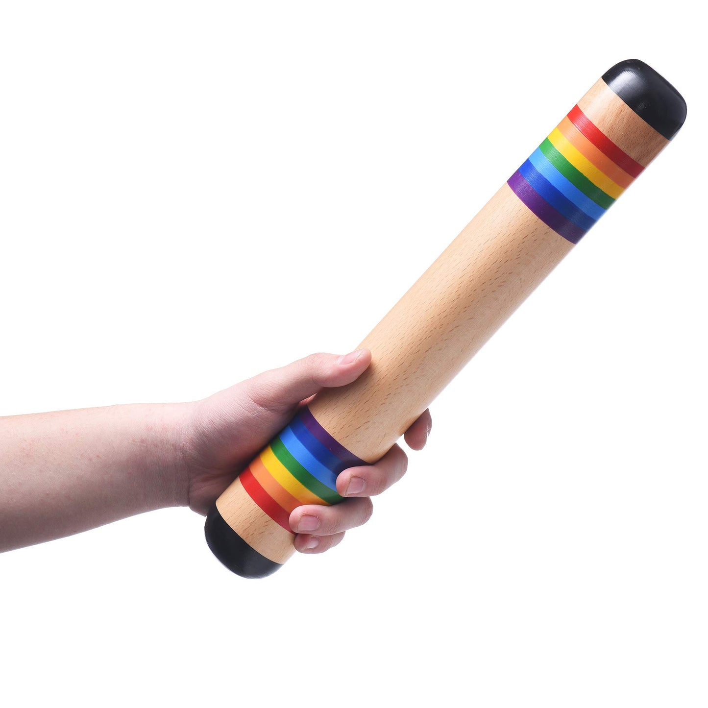TDOCK 13.8 Inch Rain Stick, Wooden Rain Maker Rattle Shaker Rainfall Tube, Musical Sensory Auditory Development Instrument for B