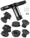 RcarmubWow RC 17MM Wheel Hex Hubs & Wheel Nuts & Wheel Wrench Upgrades Part for 1/8 Mojave 4x4 4S BLX,1/10 Outcast 4S V2 BLX,Kra