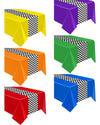 Irenare Car Birthday Party Supplies Racing Party Decorations Road Tablecloth Racetrack Table Runner Table Covers For Kids Boy Car Theme Birthday Party, 54 X 108 Inch (Mix Colors,6 Sheets)