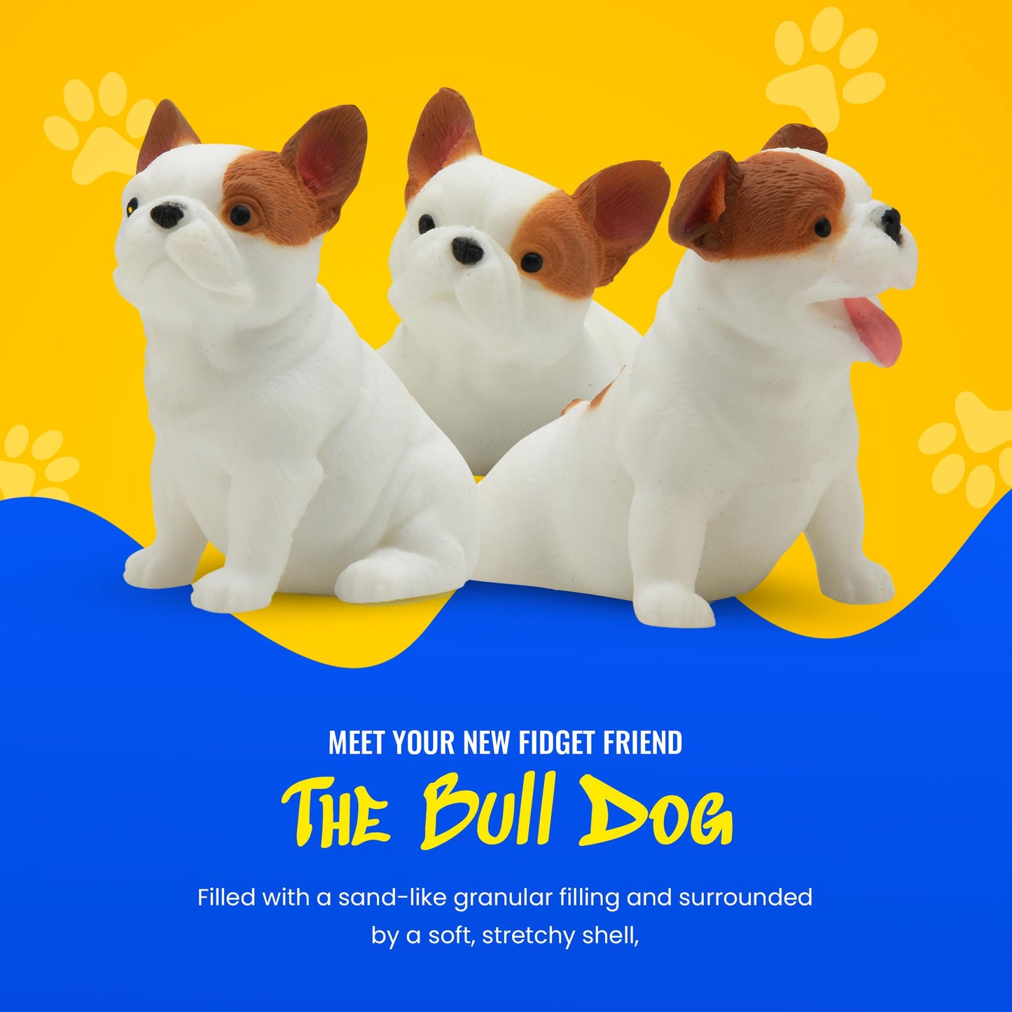 Dog Squishy Toys For Kids Set Of 6 - Small Squishies For Kids, Cute Fidget Toys Stress Balls For Adults, Gifts For Dog Lovers, S