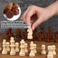Rinten Chess Set Board For Kids & Adults, 12'' Leather Travel Magnetic Chess & Checkers Folding Board 2 In 1 Sets, Portable Fold
