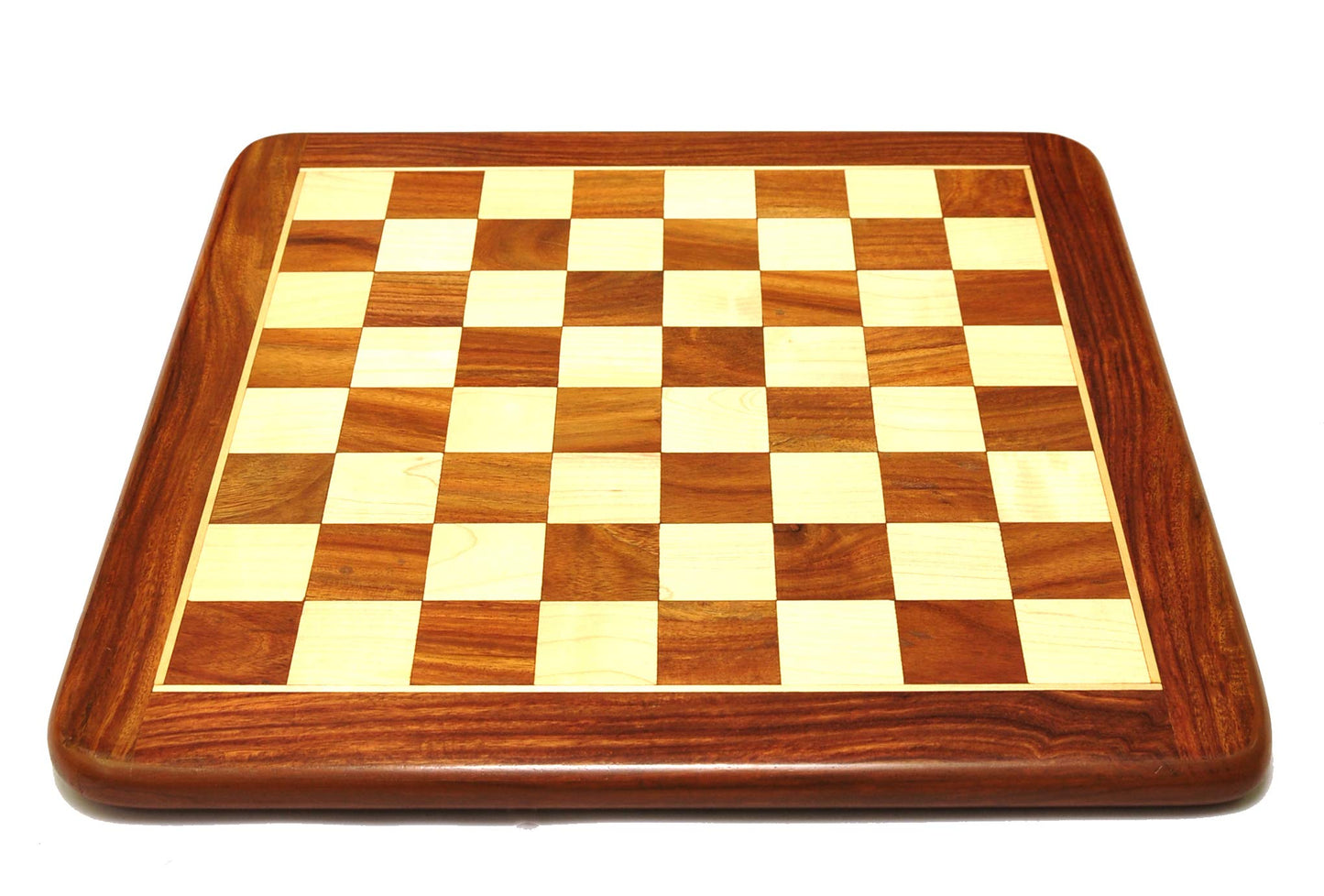 Palm Royal Handicrafts 16 Inches Handmade Flat Wooden Chess Board Made With Indian Rosewood Wooden Chess Board For Chess | Chess