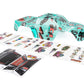 SummitLink Custom Body Compatible for 1/10 Scale RC Car or Truck (Truck not Included) (Graffiti Blue)
