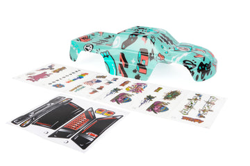SummitLink Custom Body Compatible for 1/10 Scale RC Car or Truck (Truck not Included) (Graffiti Blue)