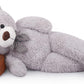 Yeqivo Giant Teddy Bear Stuffed Animals Plush Toy Cute Life Size Plush Teddy Bear For Kids Girlfriend Soft Stuffed Bear Animals