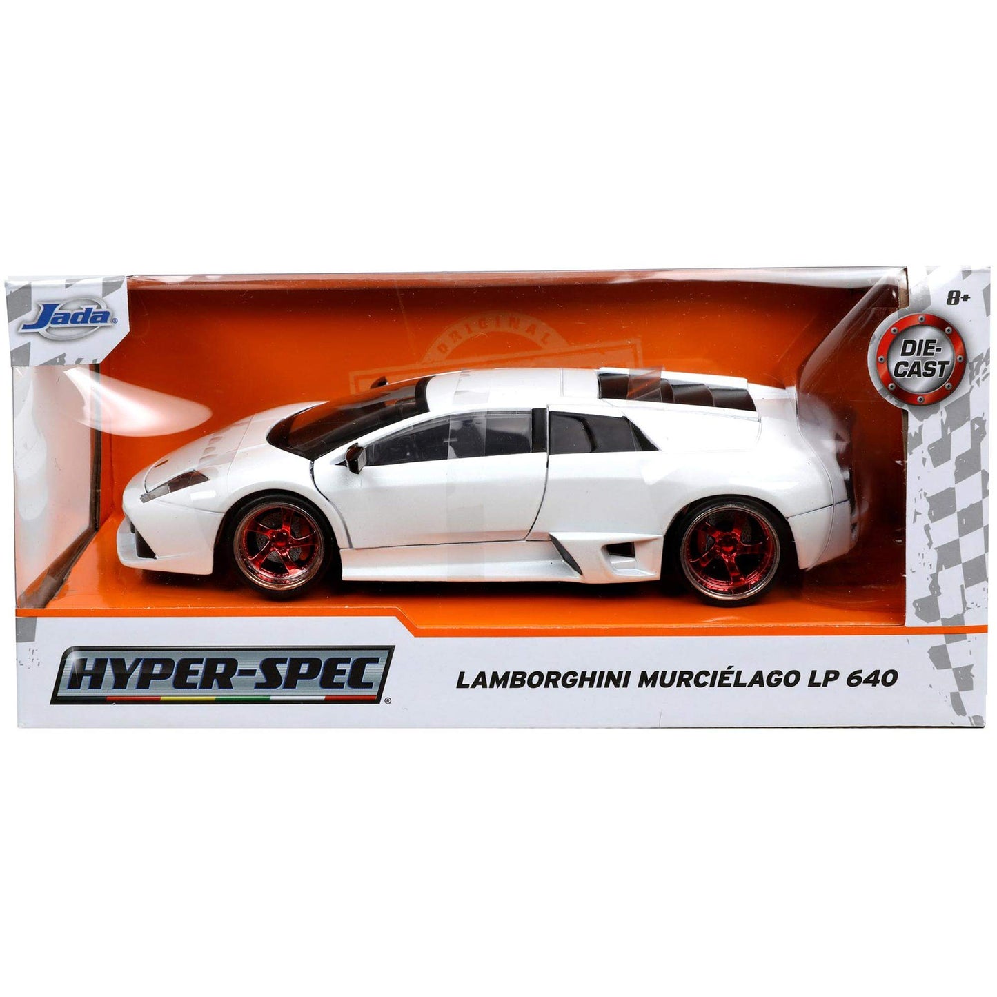 Hyperspec 1:24 Lamborghini Murci  Lago Lp460 Die-Cast Car Pearl White, Toys For Kids And Adults