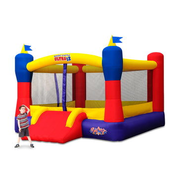 Blast Zone Magic Castle Ultra12 - Inflatable Bouncer with Blower - enhanced Quality - Huge - Holds 6 Kids - Fast Setup