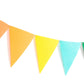 LOVENJOY Rainbow Banner Bunting - 7ft Multicolor Felt Fabric Pennant for Birthday/Classroom