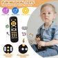 Orzbow Baby Remote Control Toy For 6 Months+ With Music, Tv Remote Toy With Realistic Light And Sound - English, French And Spanish For Infant Play - Bpa Free, Black