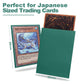 Green Yu-Gi-Oh Card Sleeve 200 Pack, Japanese Small Card Sleeves Photocard Sleeves 62X89Mm, Back Textured Perfect Shuffling, Pro