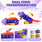 Funmission Dinosaur Toys For Kids 3-5 And Older, 9 In 1 Kids Toys Dinosaur Transport Toy Trucks With 8 Cars, Dinosaur Toys For B