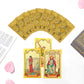 Kiino Tarot Cards 78 Luxury Gold Foil Tarot Deck With Guide Book Tarot Pvc Durable Waterproof Wrinkle Resistant Tarot Cards For